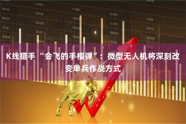 K线猎手 “会飞的手榴弹”：微型无人机将深刻改变单兵作战方式